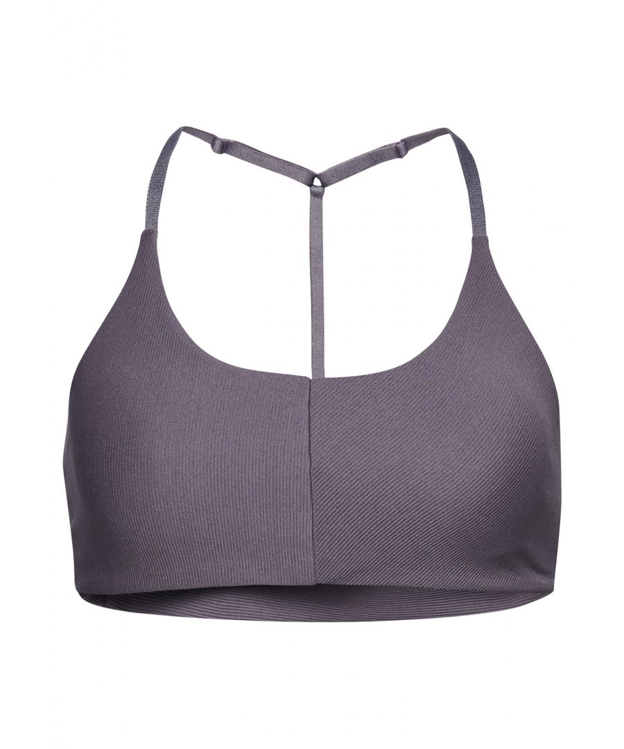 Looking stylish is just as vital as feeling comfortable when reaching your workout goals. This luxurious Low Impact sports bra brings you both, featuring our innovative fabric technology that revolutionises workouts and comfort when it comes to fitness.Adjustable strapsBranded detailingRemovable padded cupsBreathable fabric - Allows air and moisture to pass through the material to help keep you comfortableMoisture-wicking - Helps to regulate your body temperature by drawing perspiration away from the body and allowing moisture to disperse from the outer face of the fabric
