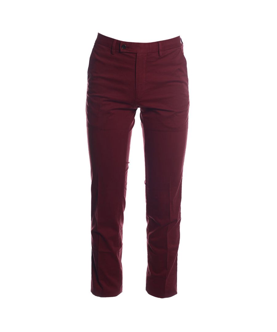 Hackett RRP€135 HACKETT Chino Trousers Size 42R Stretch Herringbone Garment Dye Slim Fit 