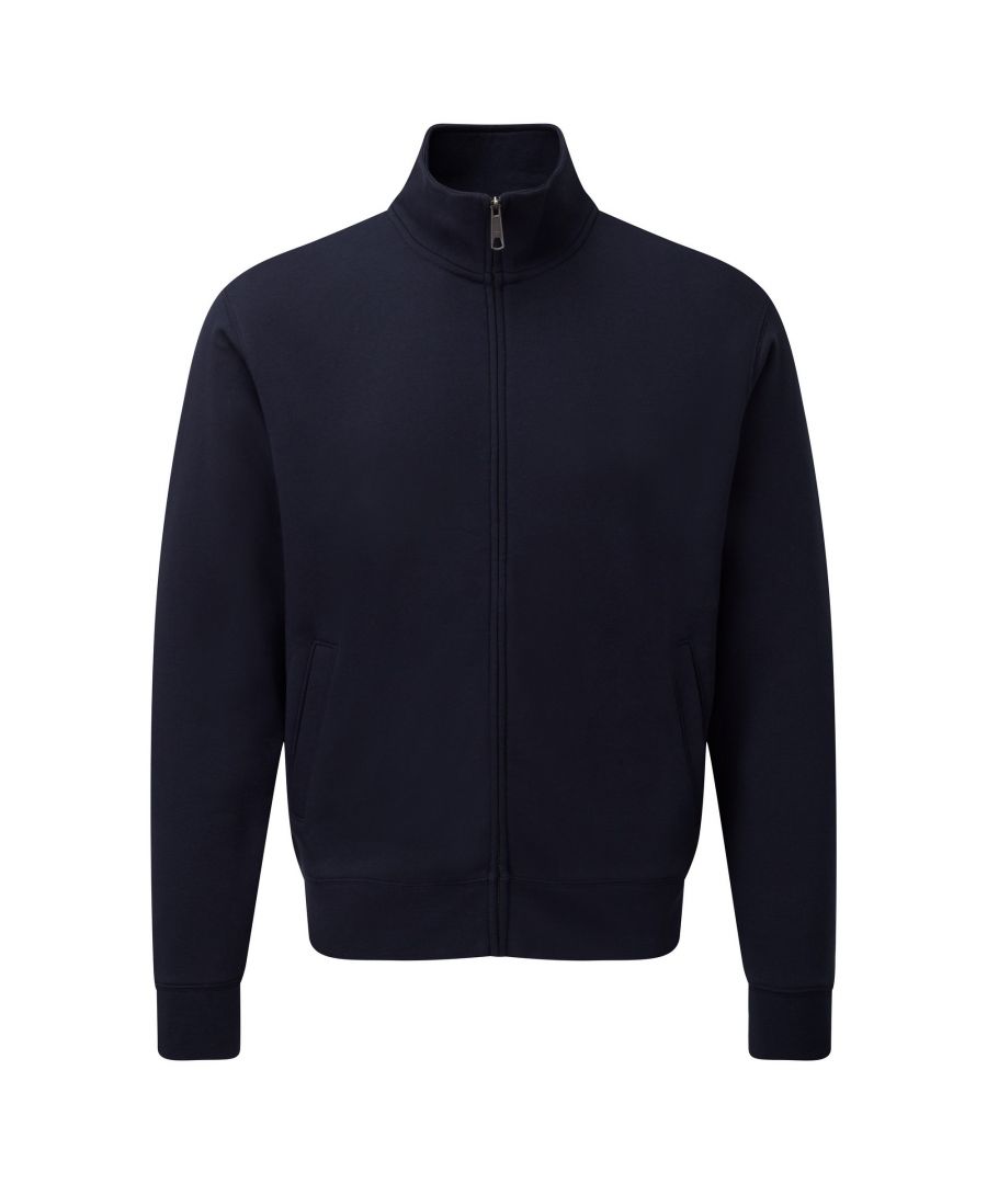 Image for Russell Mens Authentic Full Zip Sweatshirt Jacket (French Navy)