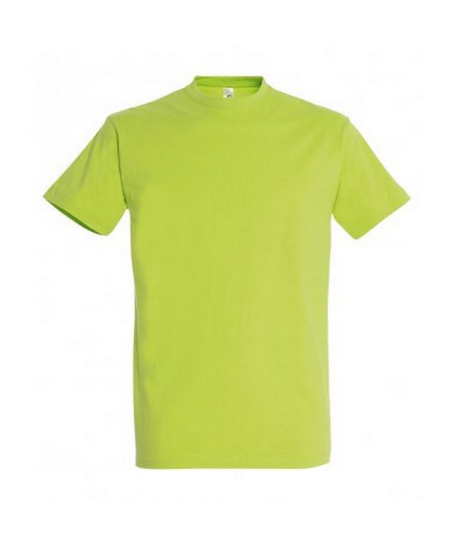 SOLS Mens Imperial Heavyweight Short Sleeve T-Shirt (Apple Green)