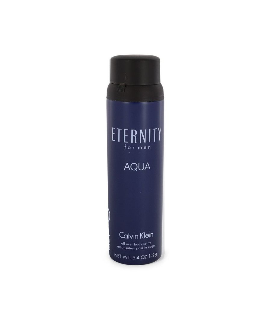 Eternity Aqua For Men is a Woody Aromatic fragrance for men, which was launched in 2010 by Calvin Klein. The fragrance contains top notes of Cucumber, Citruses, Green Notes and Lotus; with middle notes of Plum, Lavender, Sichuan Pepper and Virginia Cedar; and base notes of Sandalwood, Musk, Patchouli and Guaiac Wood. The notes make for a fresh, clean scent that's ideal for the warmer weather of Spring and Summer.
