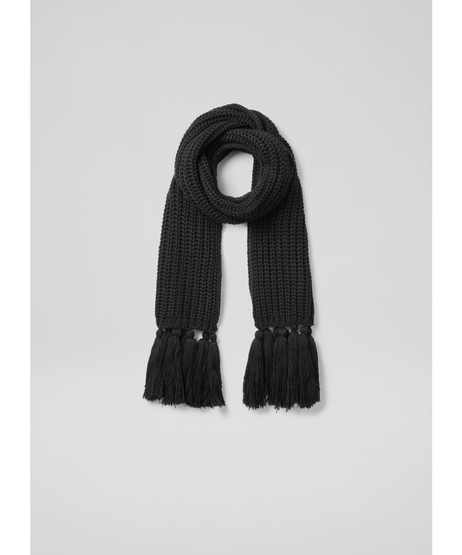  Womens Juniper Scarves, Black - One Size