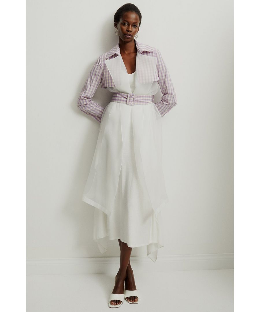 Image for Angelas Trench Coat in Lilac