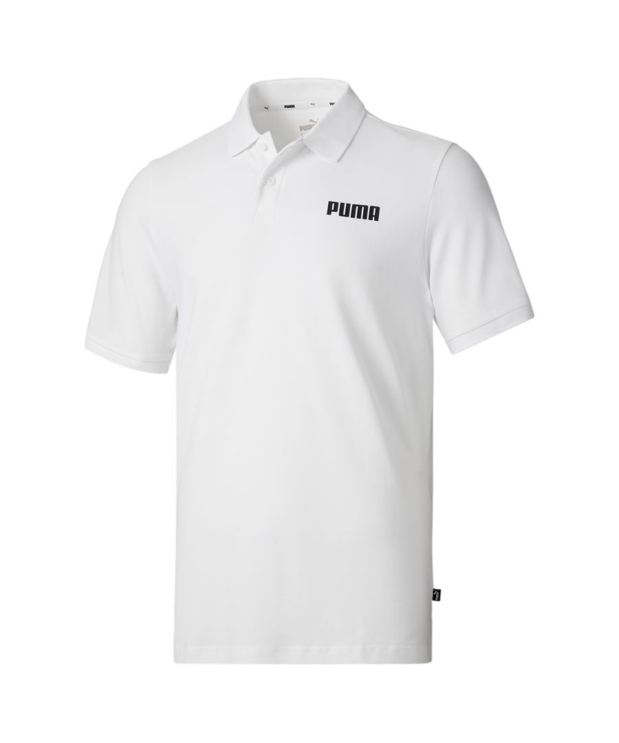 You can't go wrong with a pique polo shirt. This is the classic material that all the best polos are made from. Simple and well-made, this shirt can be dressed up with a pair of smart trousers or dressed down with jeans or shorts. If your wardrobe doesn't have one of these, it needs to. DETAILS  Comfortable style by PUMAPUMA branding detailsSignature PUMA design elements