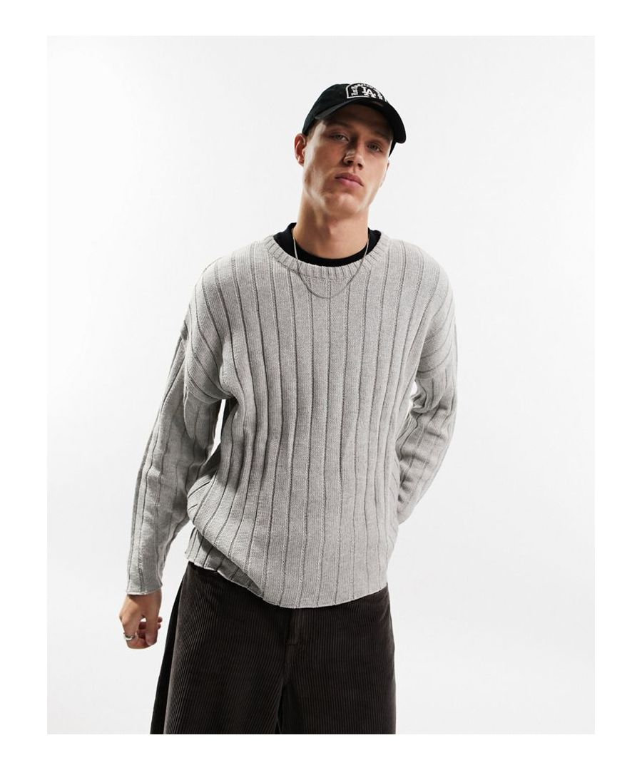 Jumpers & Cardigans by ASOS DESIGN Softwear update Crew neck Drop shoulders Oversized fit Sold by Asos