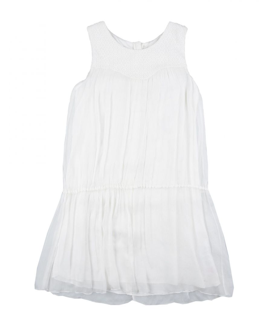 Image for Chloé Girls' Kids’ Dress Silk in White