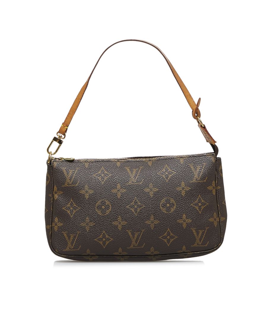 Louis Vuitton Vintage - Monogram Dora PM - Brown White - Leather