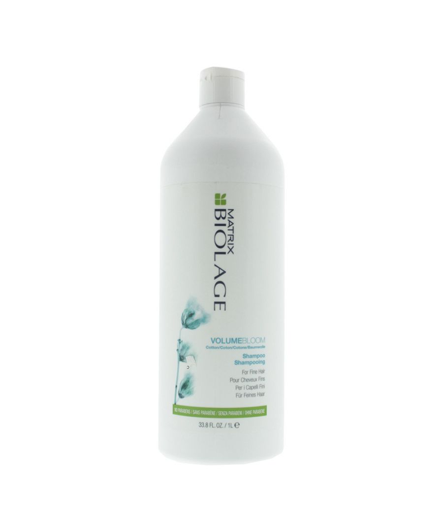 Matrix Biolage Volumebloom Shampoo has been designed to gently clean hair, whilst adding lightweight volume and glorious shine. The shampoo has been inspired by the cotton flower, which naturally expands, and helps plump fine hair.