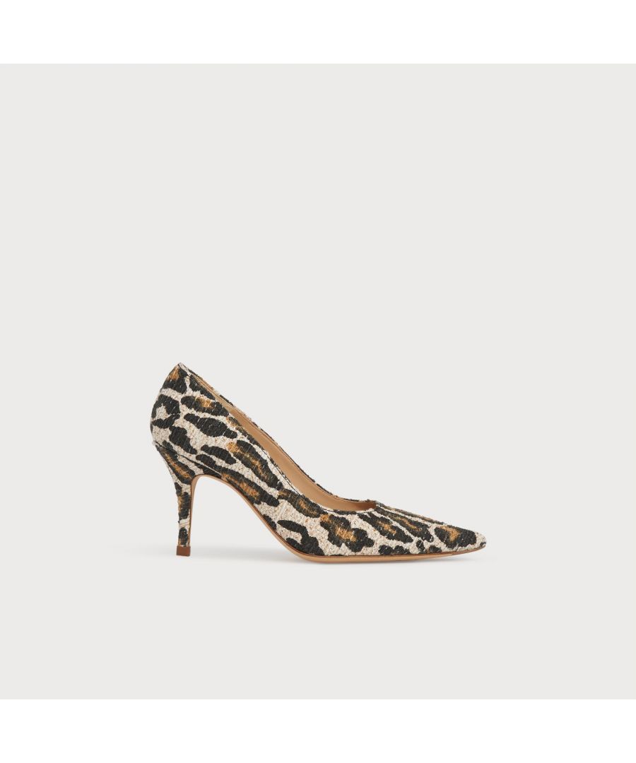 Image for LK Bennett Harmony Court shoe, Leopard