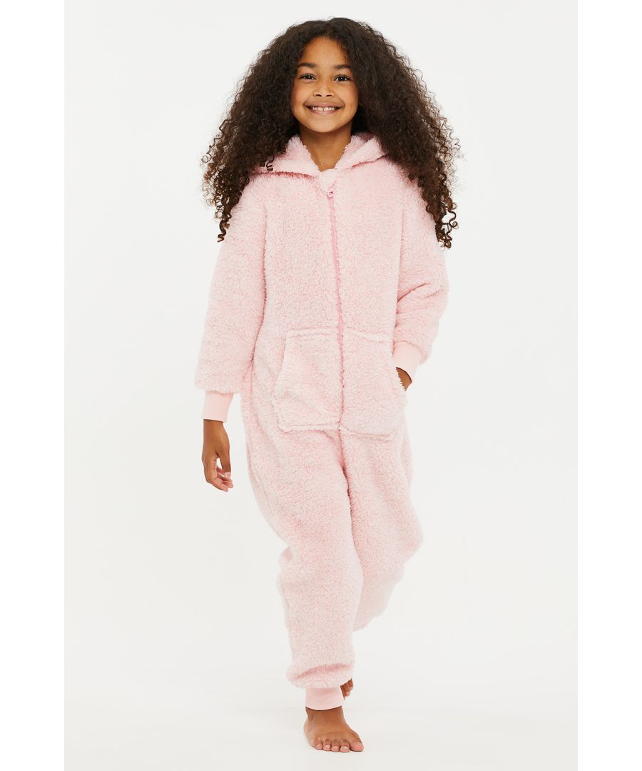 This hooded all-in-one from Threadgirls features a zip fastening, two front pockets, Threadgirls embroidered logo, and ribbed cuffs on wrists and ankles for comfort. Made from a soft-touch fabric to ensure a cosy feel. Other styles are also available.