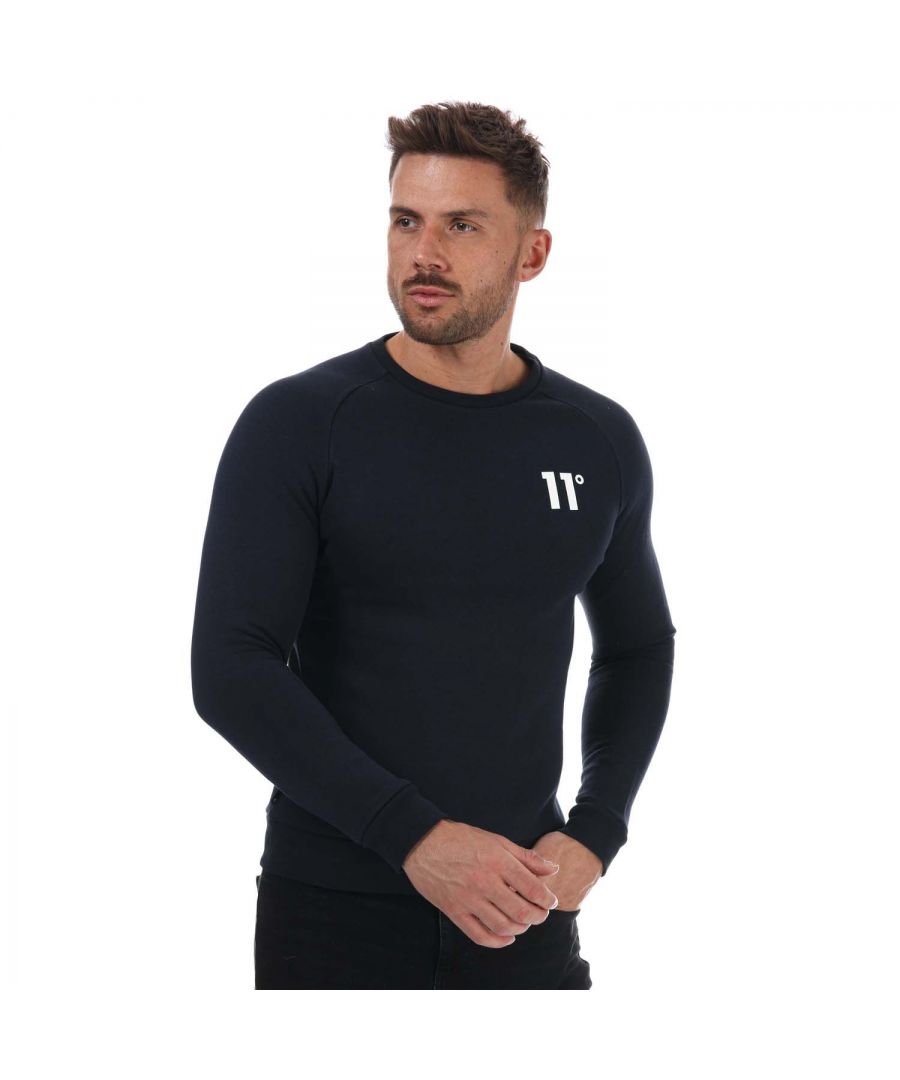 Image for Men's 11 Degrees Core Crew Sweat in Navy
