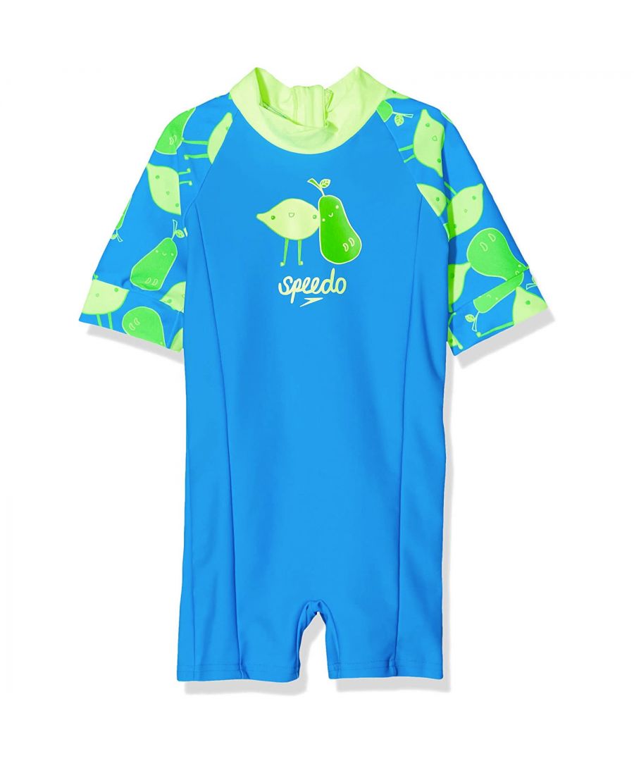 Image for Speedo All in One Infant Swimsuit in Blue/Green