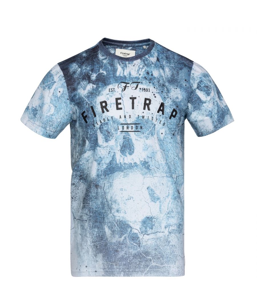 Firetrap Sub T Shirt Mens - Keep things casual with the Sub T Shirt from Firetrap. Crafted with short sleeves and a crew neck, this lightweight piece is perfect for everyday wear. The look is then completed with an all over printed design and the trademarked Firetrap branding to the chest for a bold urban designer appeal. Not to be missed out on.   >Men's T Shirt  >Short Sleeves  >Ribbed Crew Neck  >Elasticated Trims  >Seamless stitch  >Lightweight  >All Over Printed Design  >Printed Logo  >Branding  >Breathable  >Firetrap Branding  >Branding  >100% Polyester  >Iconic  >Lightweight  >Classic  >Two tone  >Two tone  >Lightweight  >Iconic  >Two tone  >breathable  >Machine Washable at 40 Degrees  >Keep Away From Fire