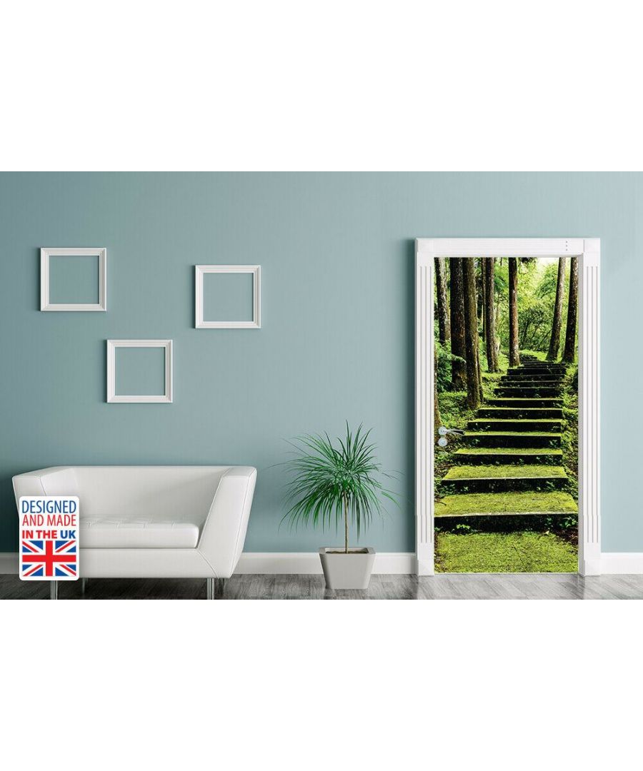 Walplus Way To Nature Self-Adhesive Door Mural Sticker For All Europe Size 90Cm X 200Cm - Green - One Size