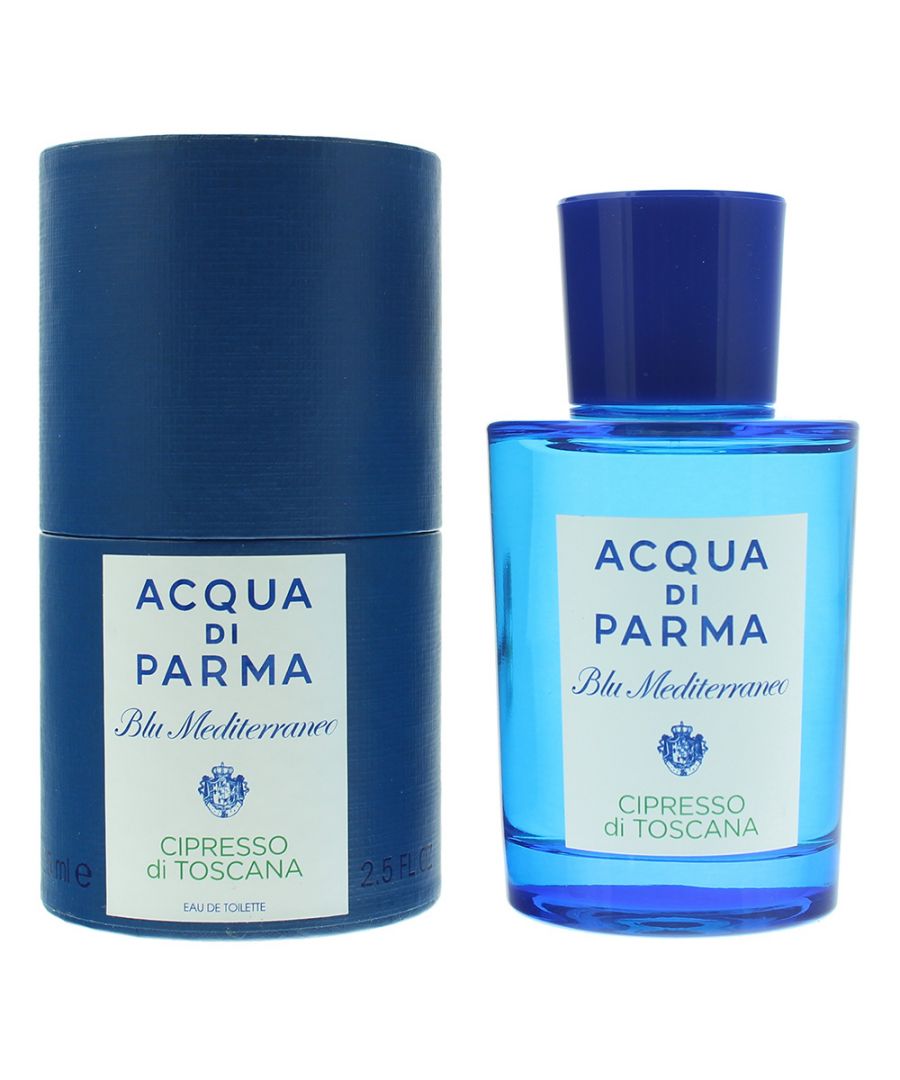 Blu Mediterraneo Cipresso di Toscana by Acqua di Parma is a woody aromatic fragrance for women and men. Top notes are rosemary, basil. Grapefruit, sage and petitgrain. Middle notes are pine tree, coriander, lavender, jasmine, lily-of-the-valley and cardamom. Base notes are cypress, silver pine, patchouli, oakmoss, vetiver and cedar. Blu Mediterraneo Cipresso di Toscana was launched in 2005.