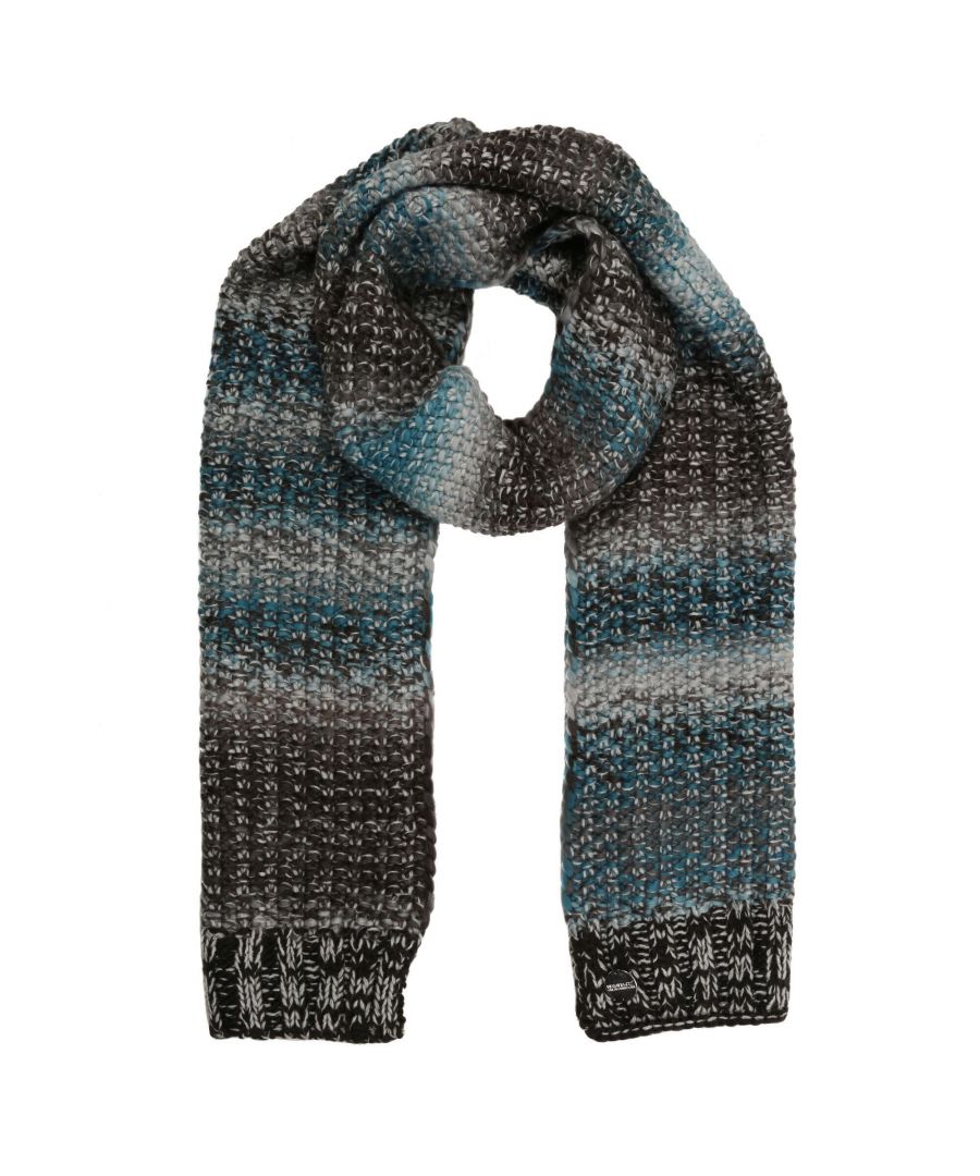 Regatta Womens/Ladies Frosty Knitted Scarf (Teal/Black) - Multicolour - One Size