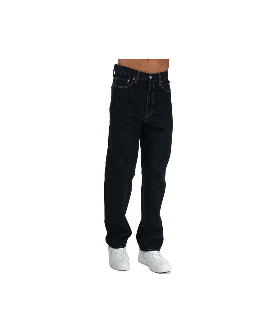 Image for Men's Levis Stay Loose Spotted Road Jeans in Dark Blue