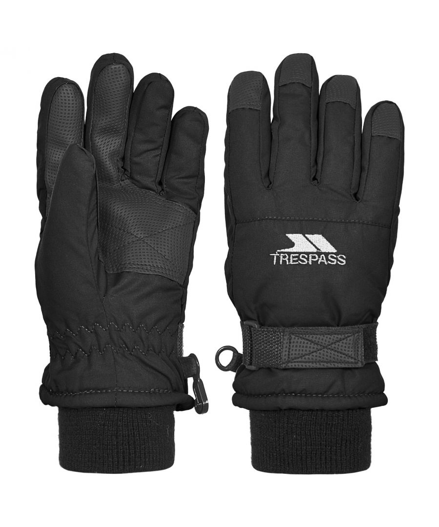 Trespass Ruri II Winter Ski Gloves|Size: 2-4 Years|black