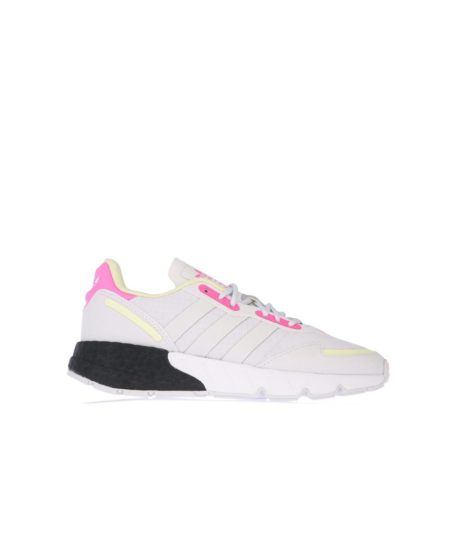 Image for Girl's adidas Originals Junior ZX 1K Boost Trainers in Light Grey