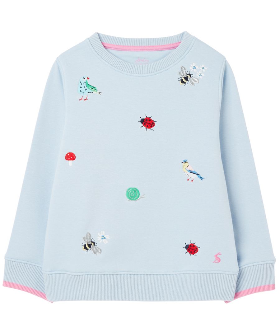 With a sprinkle of sparkle, a dash of colour and a cute character, there's no way this sweatshirt won't be your little one's favourite! Alongside the artwork that has been lovingly dreamed up by our print team, it's got all the functional features you'd want in a sweatshirt including a crew neck, long sleeves and soft jersey fabric. If you're buying this for ages -2 years then you'll notice there is popper fastenings to the shoulders for easy dressing.