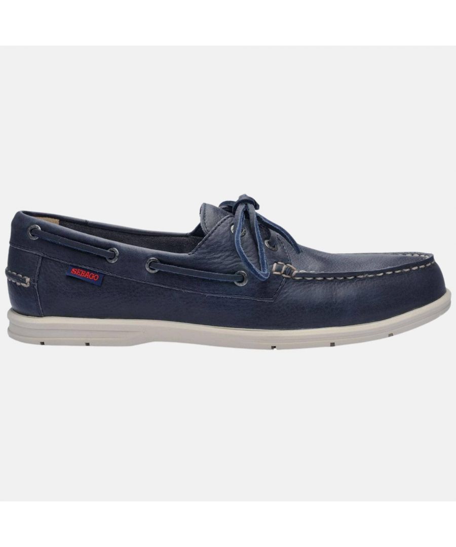 SEBAGO Constructed to be the perfect modern nautical footwear, these light and snug boat shoes are made with tumbled full- grain leather and hand-sewn with the finest craftsmanship: they come with leather sock lining, 360° rawhide lace system and non-marking antislip soles which combine resistant siped rubber for stable grip and a phylon midsole for additional shock absoprtion and an all-day comfort.\n\nThe “Naples” mocs are the ideal shoe to enjoy the life in one of the most picturesque and fun cities in Western Maine: the beautiful town of Naples, with its spectactular sunsets around the beloved Long lake and Brandy Pond water stretches.
