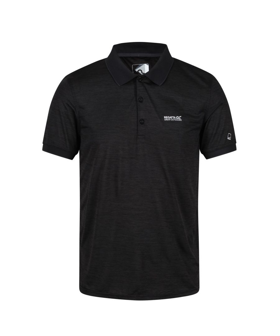 Image for Regatta Mens Remex II Polo Shirt (Black)