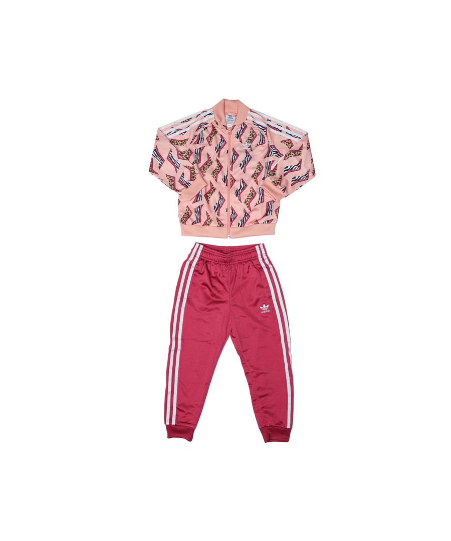 Image for Girl's adidas Originals Infant Graphic Print SST Set in Pink