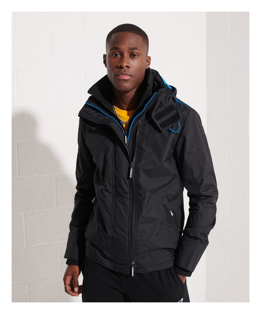 Get ready for the great outdoors in something with attitude. This jacket's high-quality lining will keep you cosy and keep the wind out. No matter where you are, you'll stand out from the crowd.Slim fit – designed to fit closer to the body for a more tailored lookBungee cord hoodRibbed collar and cuffsTriple zip, two-way fasteningTwo front pocketsBungee cord adjustable hemComfort liningInternal popper pocketEmbroidered brand detailing