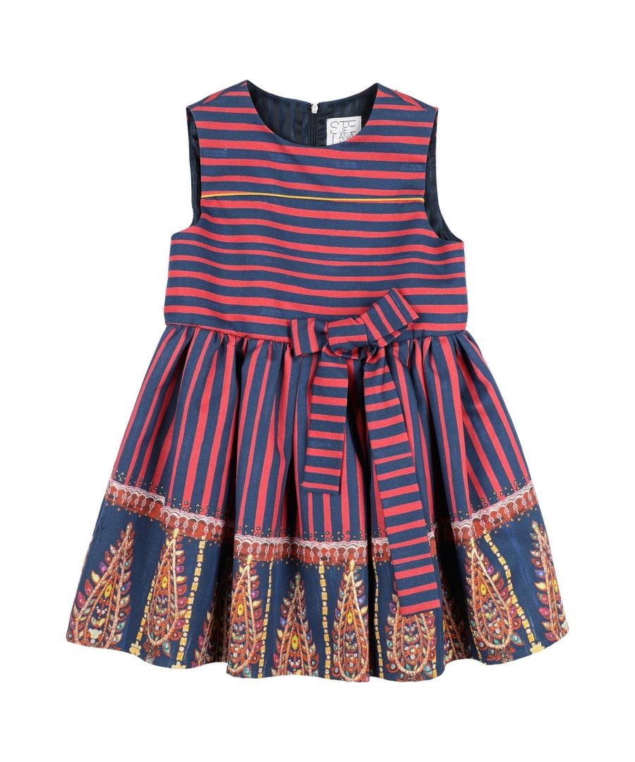 Image for Stella Jean Girl Kids’ Cotton Dress in Red