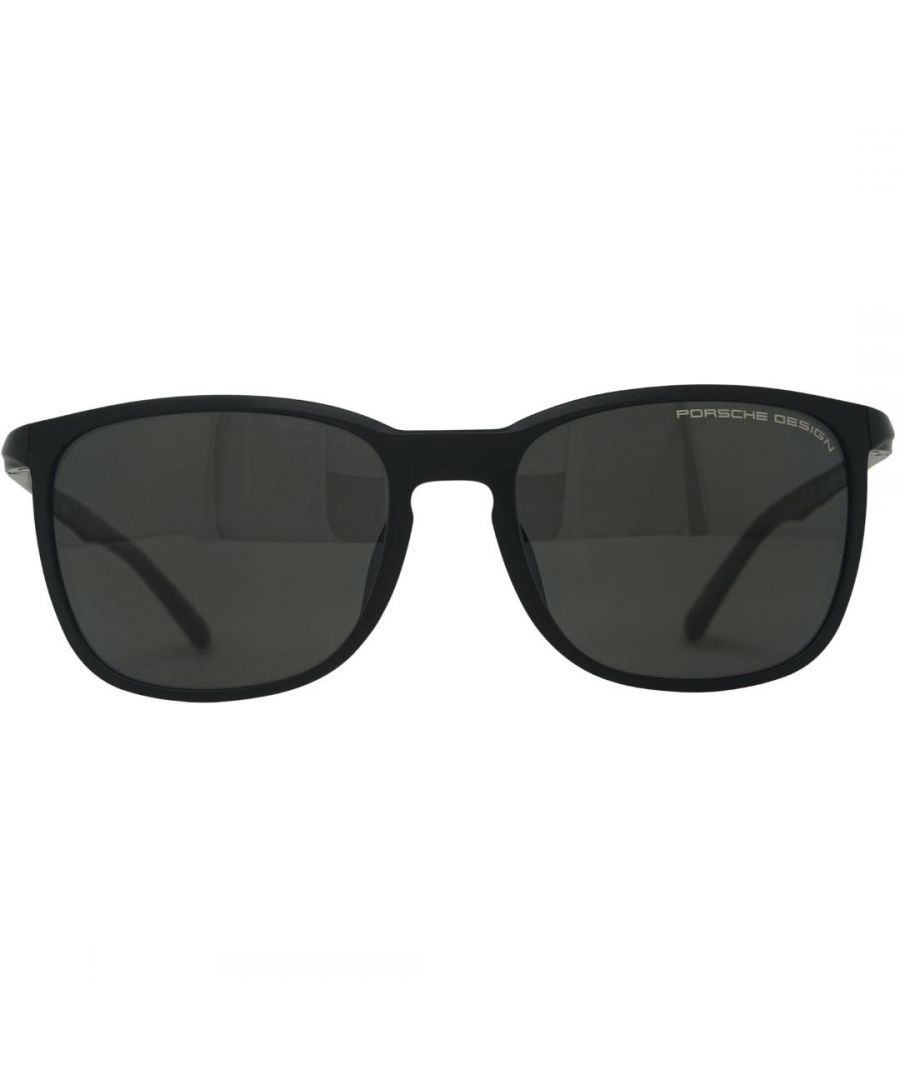 Porsche Design P8673 E Black Sunglasses. Lens Width = 57mm. Nose Bridge Width = 18mm. Arm Length = 140mm. Sunglasses, Sunglasses Case, Cleaning Cloth and Care Instructions all Included. 100% Protection Against UVA & UVB Sunlight and Conform to British Standard EN 1836:2005