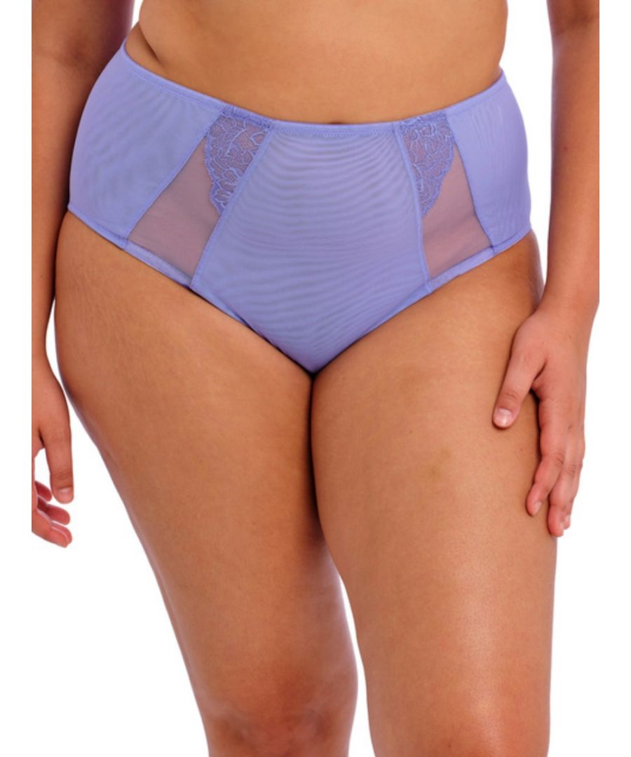 Elomi Womens Brianna Full Brief - Purple Polyamide - Size Large