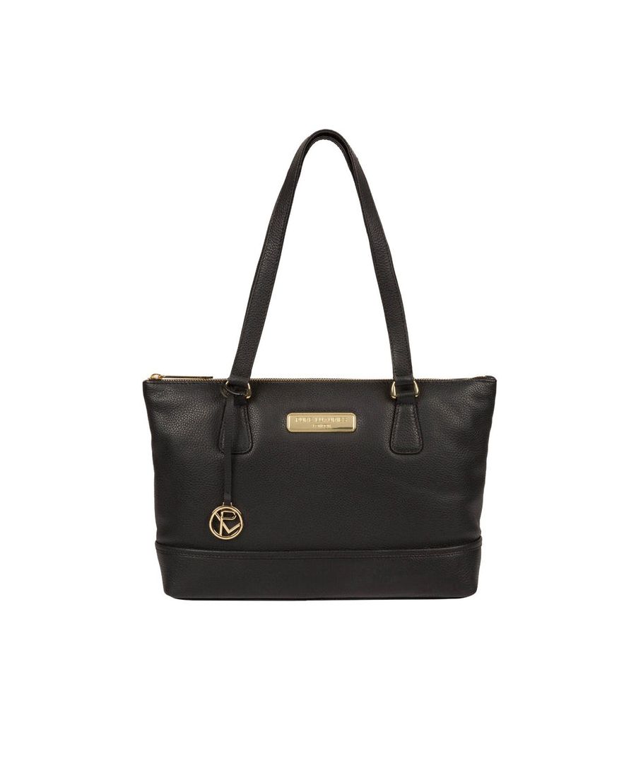 Pure Luxuries London Women's 'Keira' Leather Handbag|black