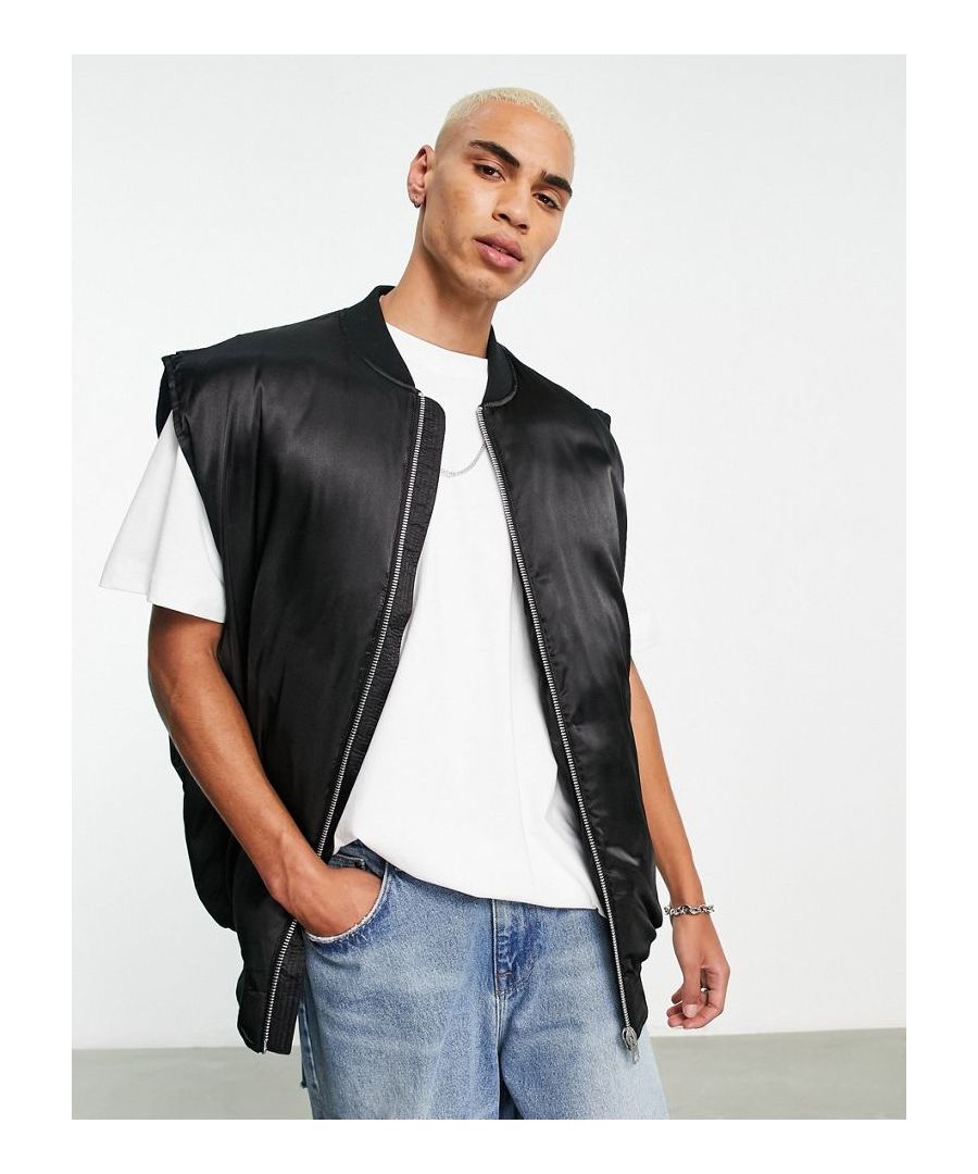 Jackets & Coats by ASOS DESIGN Next stop: checkout Baseball collar Zip fastening Functional pockets Extremely oversized fit Sold By: Asos