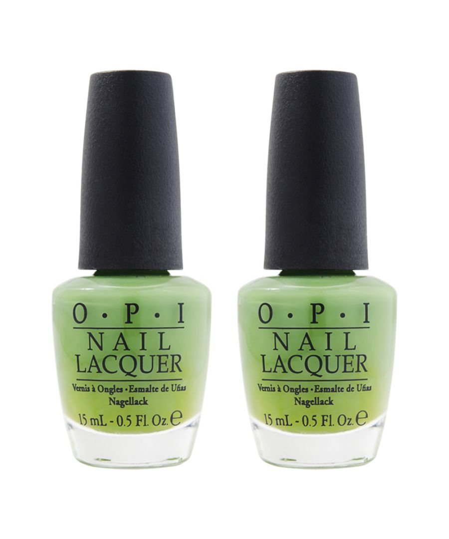 OPI Womens Nail Lacquer 15ml Green-Wich Village x 2 - One Size