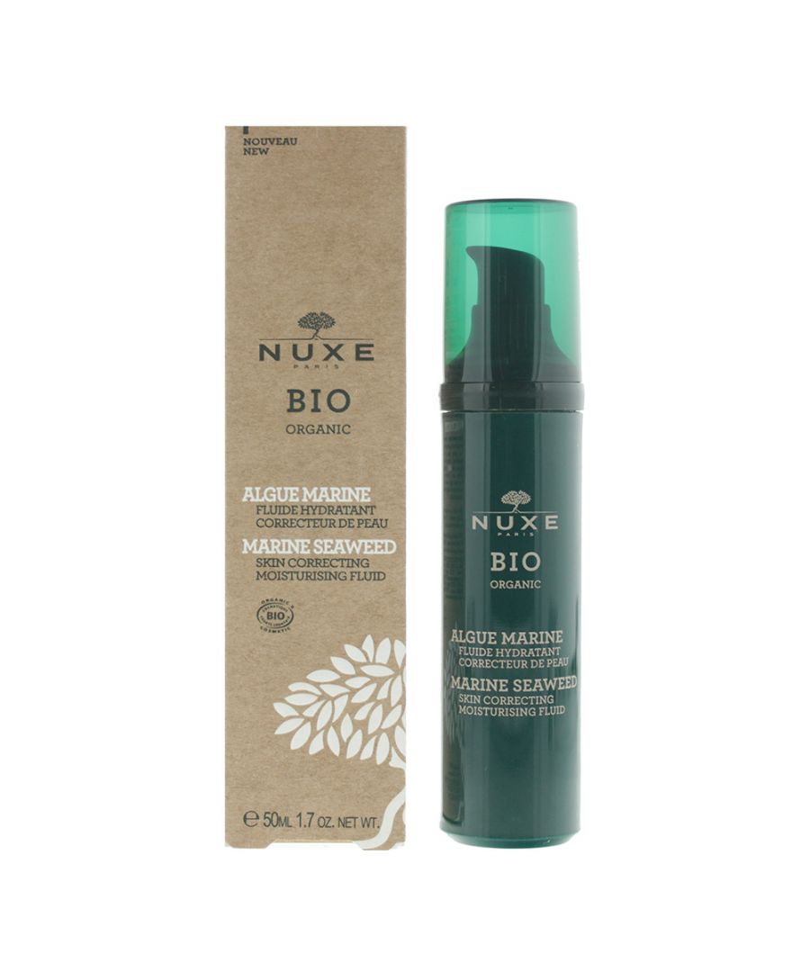 Image for Nuxe Bio Organic Marine Seaweed Skin Correcting Moisturising Fluid 50ml Normal To Combination Skin