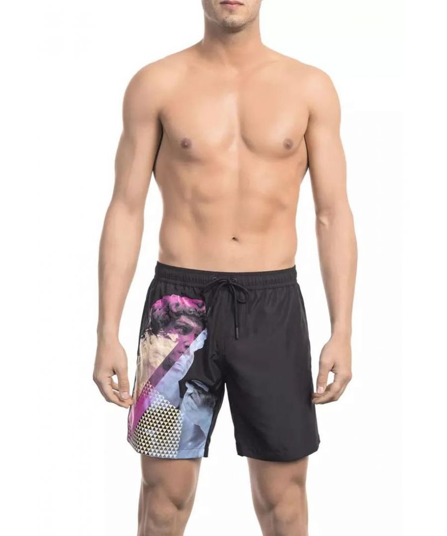 Bikkembergs Mens Black Swimwear - Size Medium