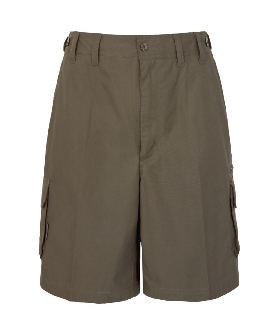 Image for Trespass Mens Gally Water Repellent Hiking Cargo Shorts