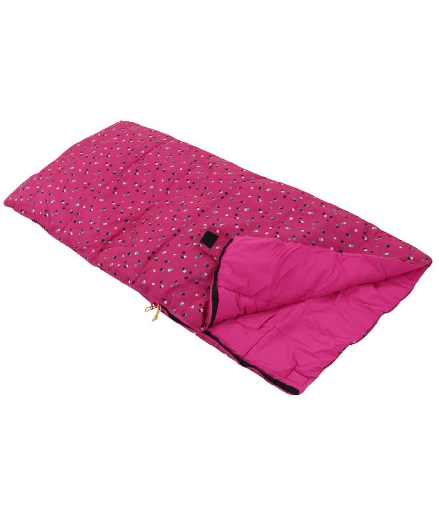 2 seizoensgebonden rechthoekige slaapzak. 100% Polyester.