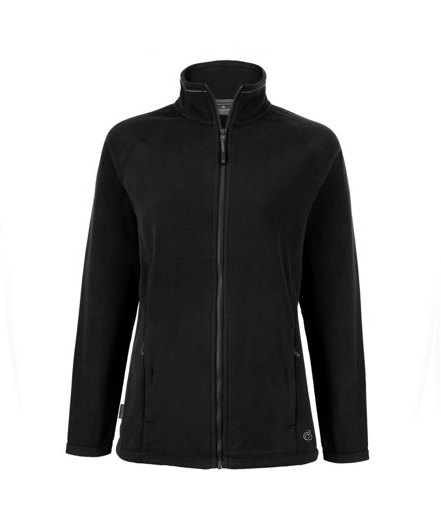 craghoppers womens/ladies expert miska 200 microfleece jacket (black) - size 10 uk
