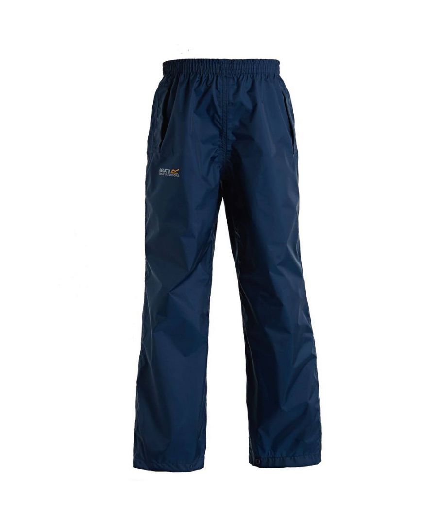 Image for Regatta Great Outdoors Kids Boys Adventure Tech Pack It Waterproof Overtrousers