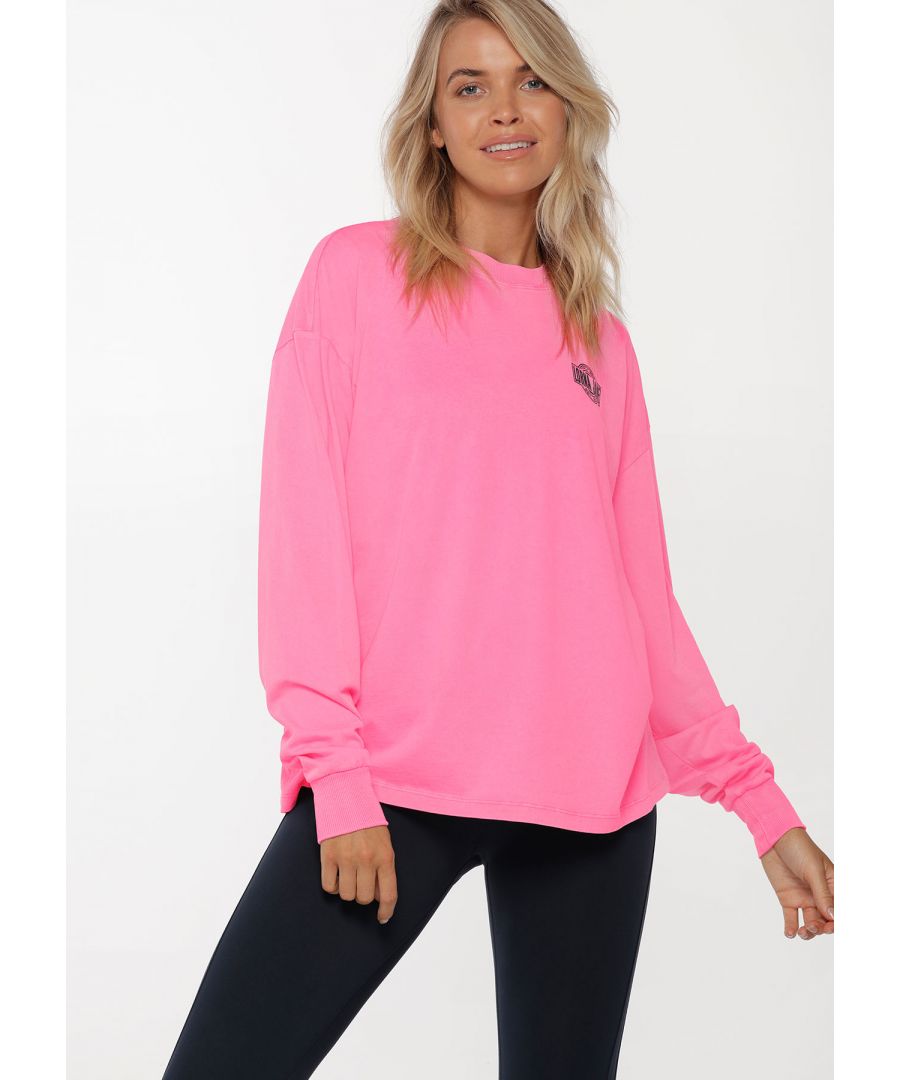 Image for Lorna Jane Trackside Long Sleeve Tee in Washed Fiesta