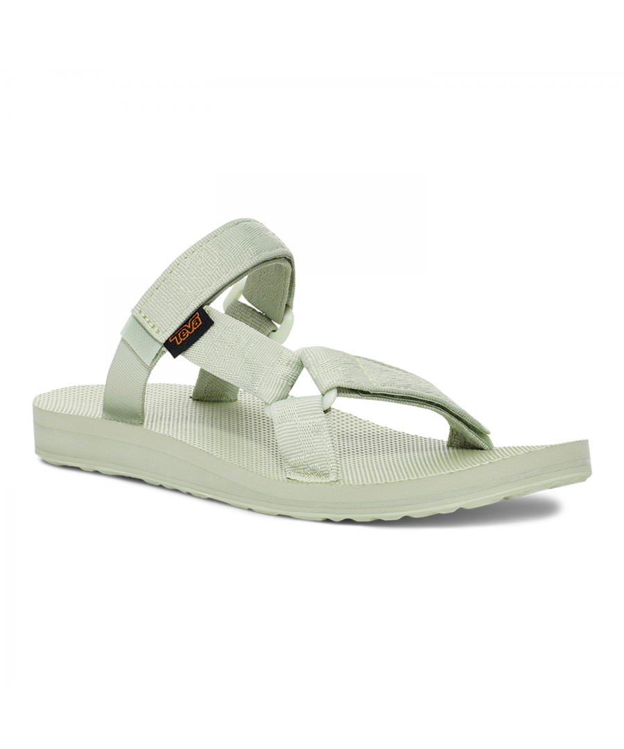 A hands-free take on our Original Universal, this earth-friendly slide enlists the same iconic polyester straps made from recycled plastic. Revamped with a backless entry for easy on and off, the Universal Slide’s contoured EVA midsole ensures ample arch support where traditional sandals fall flat.