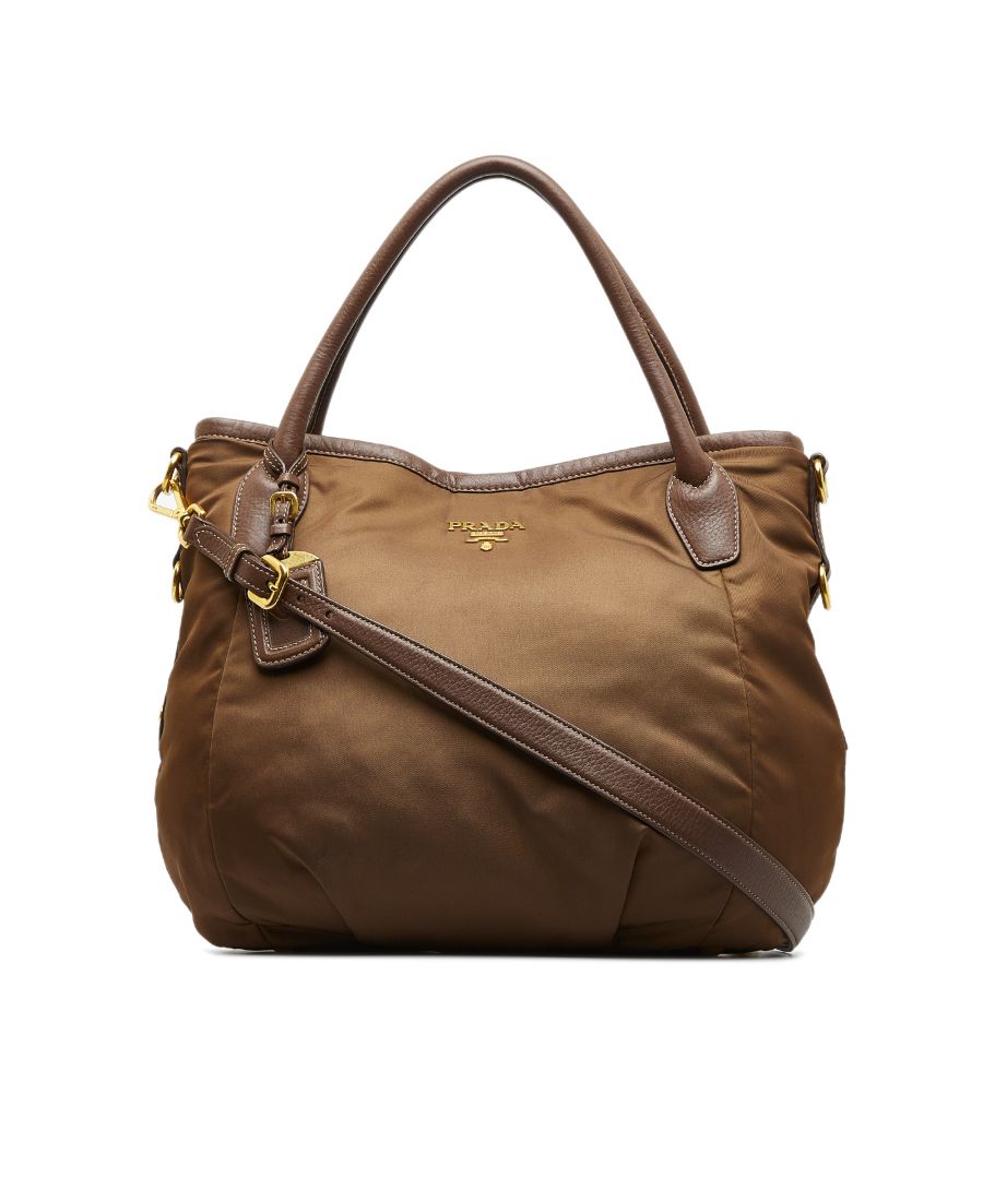 Prada Green Saffiano Leather Promenade XL Top Handle Bag Prada