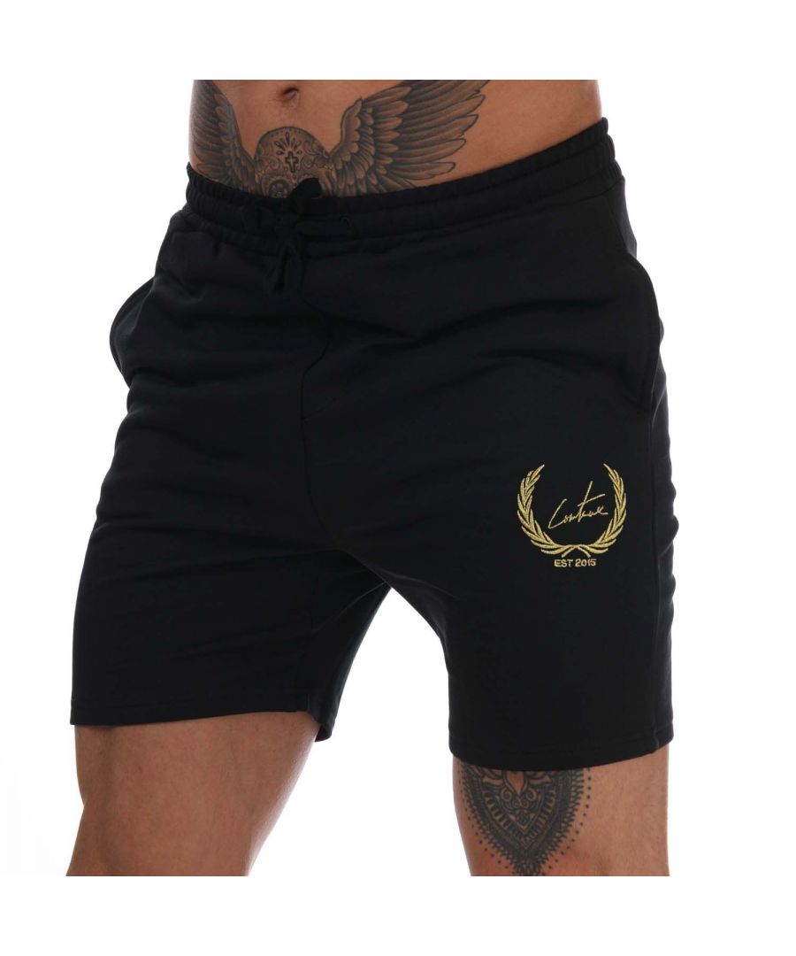 Image for Men's Couture Club Crest Logo Shorts in Black