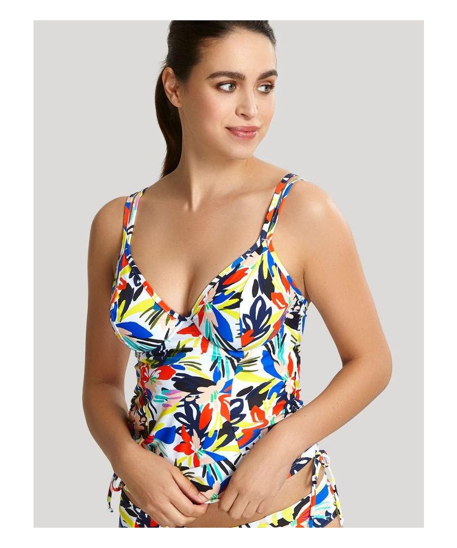 Panache Womens Anya Riva Tankini Top - Multicolour - Size 36E