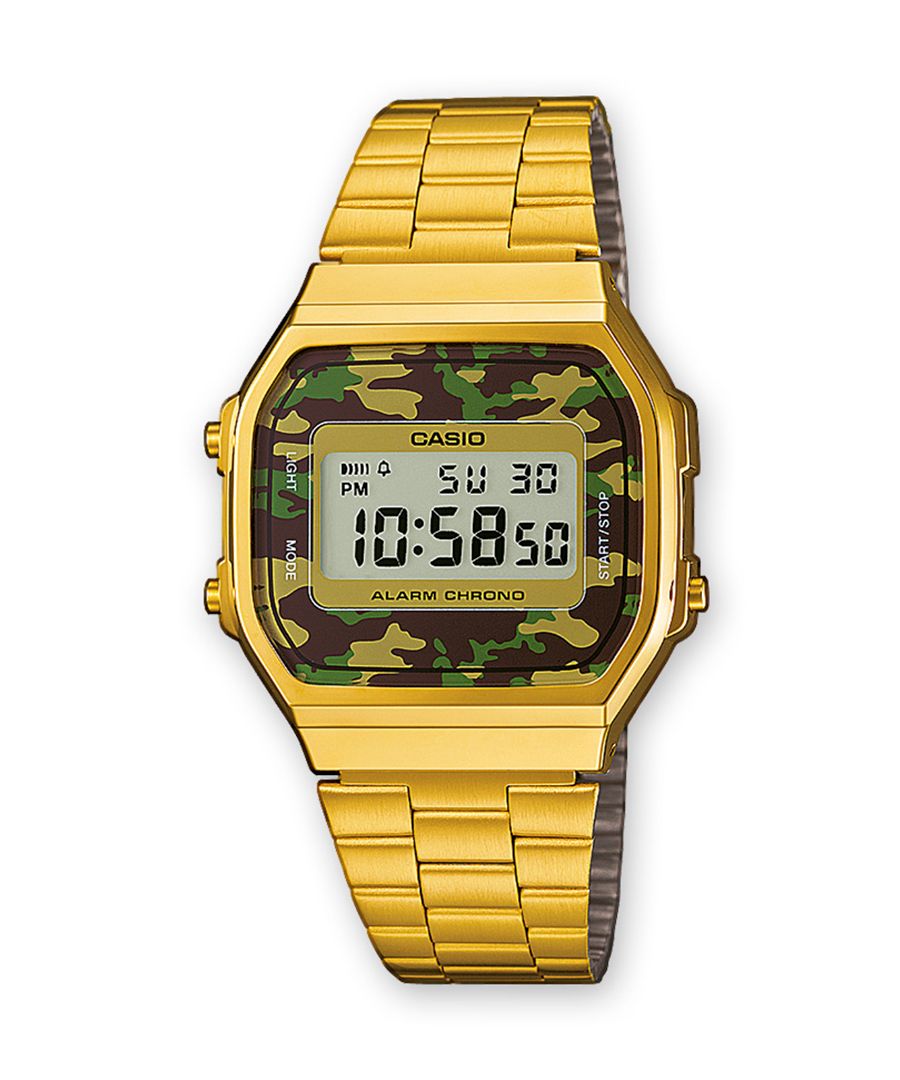 casio collection mens gold watch a168wegc-3ef stainless steel - one size