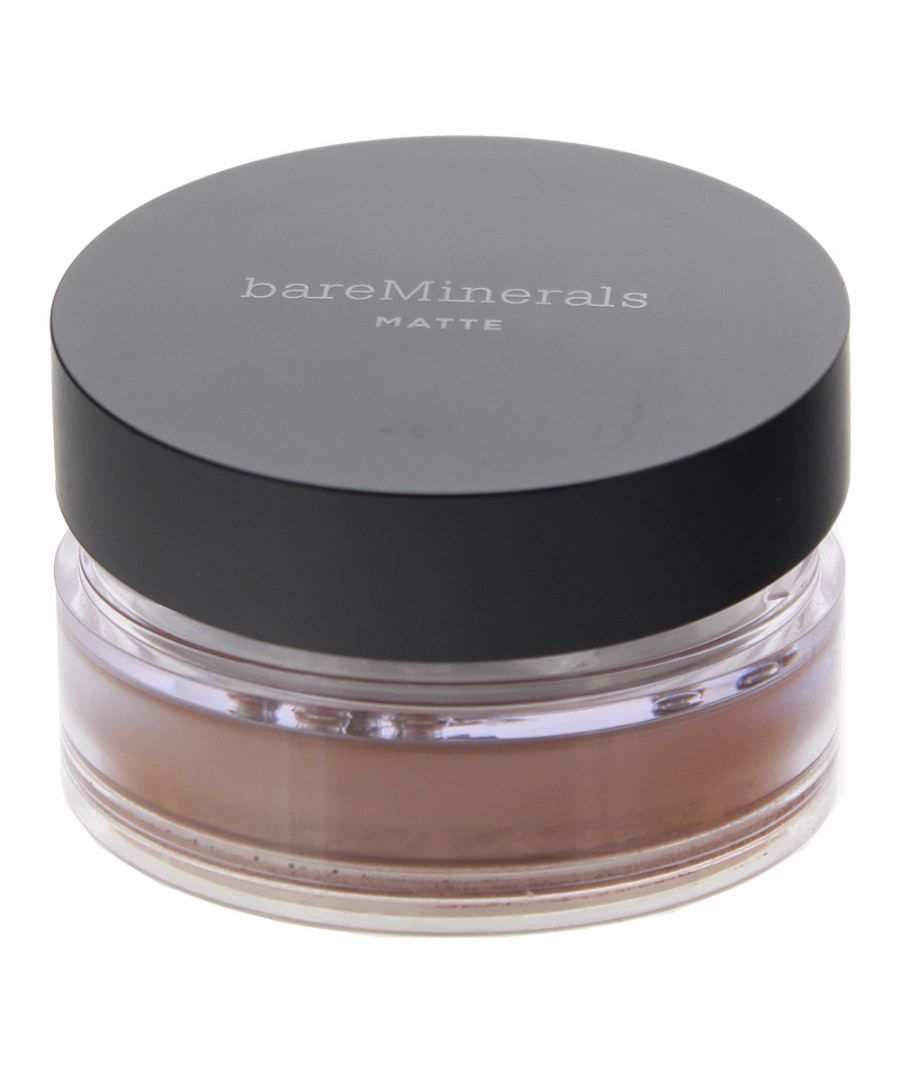 The Bare Minerals Matte Powder Foundation range is a range of long lasting matte foundation, made to combat oily skin. The powder gives full coverage, leaving skin looking flawless, and feels weightless on the skin. The foundation is Paraben Free, Gluten Free, Talc Free, Synthetic Fragrance Free, PEG Free, Tree Nut Free, SLS Free and is suitable for vegans.