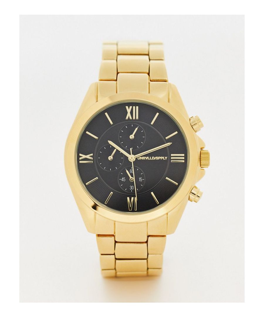 Watch by ASOS DESIGN Something for your wrist Bracelet strap Roman numeral markers Analogue quartz movement Secure fastening Comes in a branded box Product will only be refunded if returned unworn/unused in its original packaging with all tags and labels attached Sold by Asos