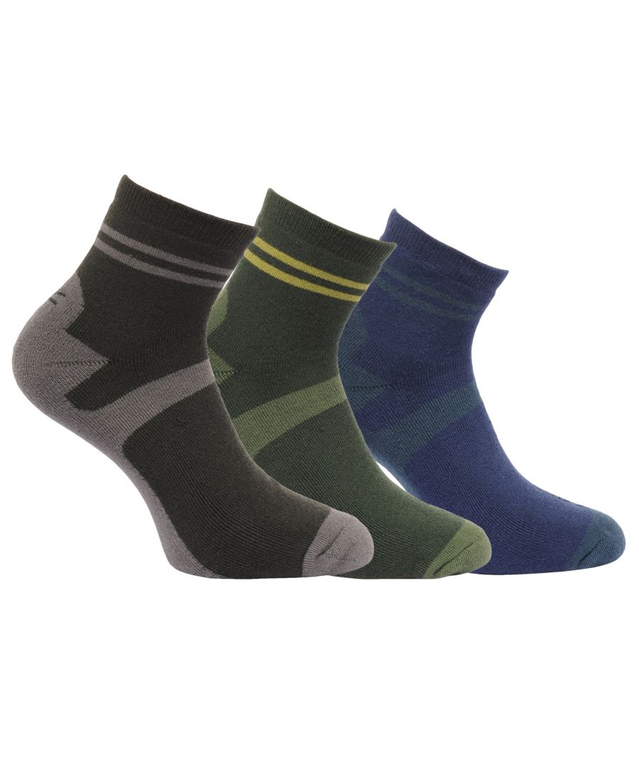 Image for Regatta Great Outdoors Mens Active Lifestyle Walking Socks (Pack Of 3)