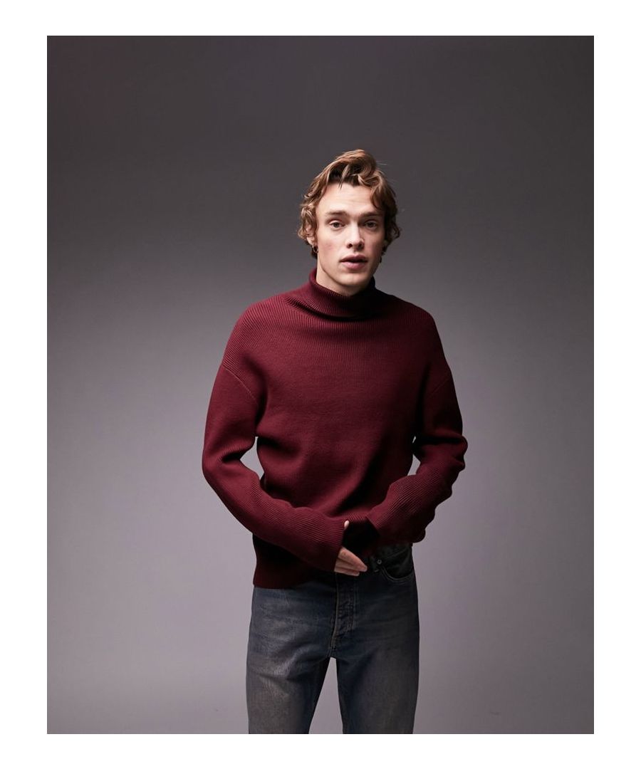 Jumpers & Cardigans by Topman Welcome to the next phase of Topman Roll-neck Drop shoulders Ribbed trims Regular fit Sold by Asos